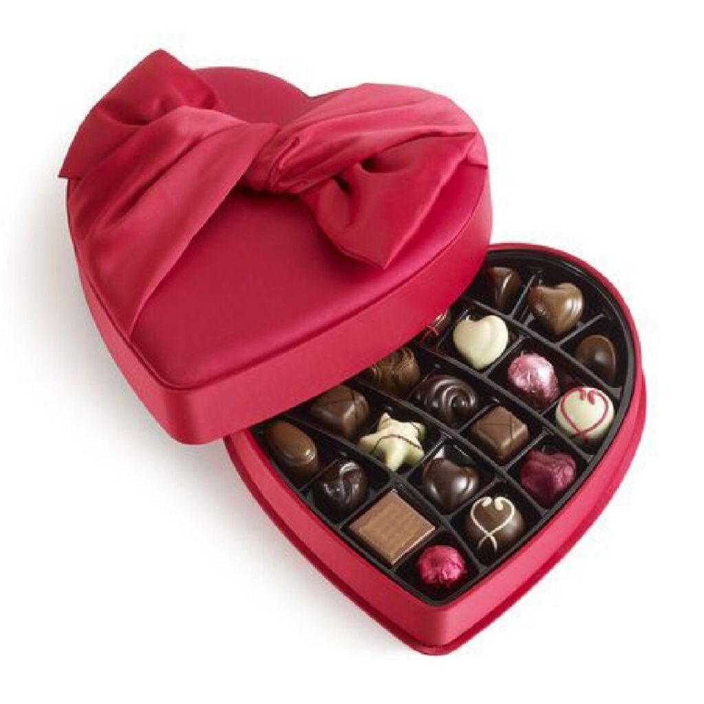 SEVGİNİN EN GÜZEL İFADESİ: KALP KUTU ÇİKOLATA