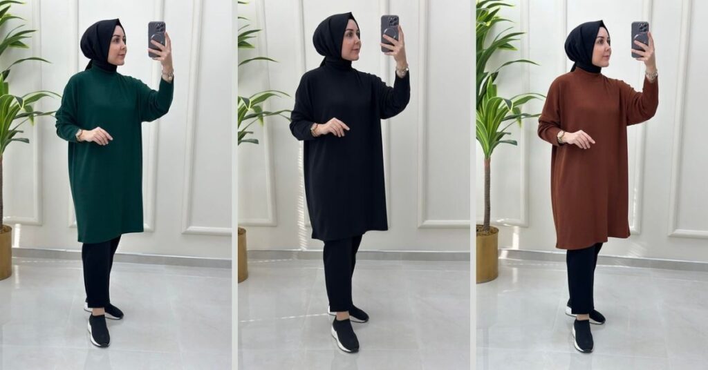 Hakim Yaka Tunik Modelleriyle Kombinler