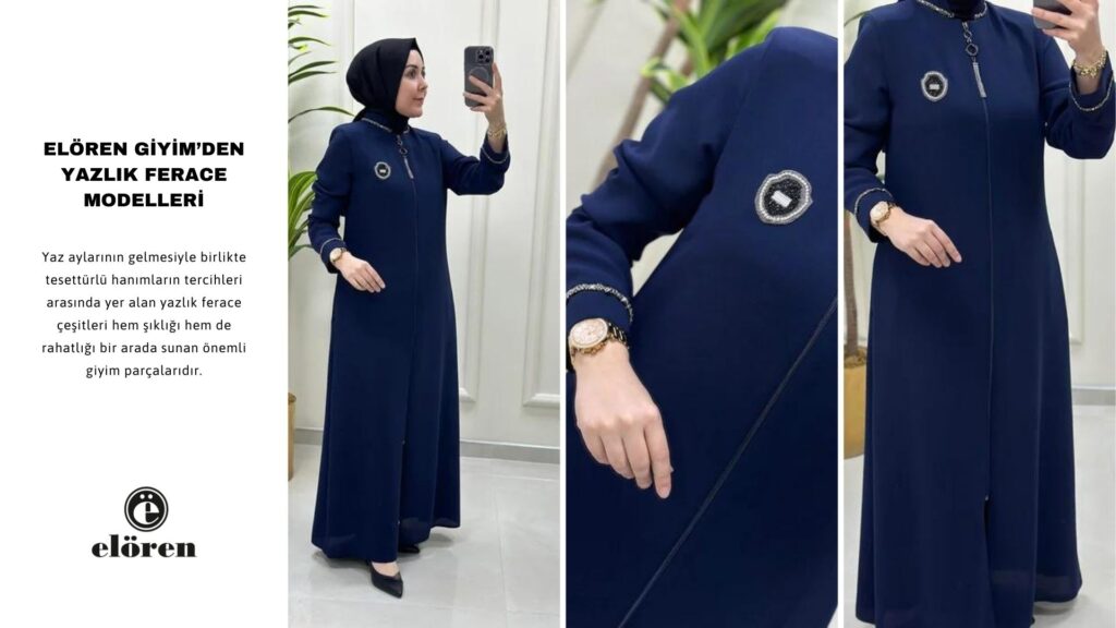Elören Giyim’den Yazlık Ferace Modelleri