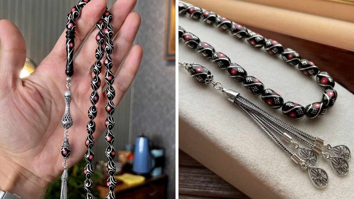 Mercan İşlemeli Oltu Tesbih Nasıl Anlaşılır?