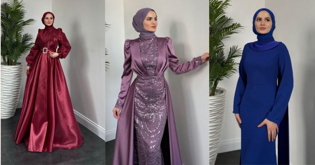 Yaz Düğünleri için Tesettür Abiye Seçimi