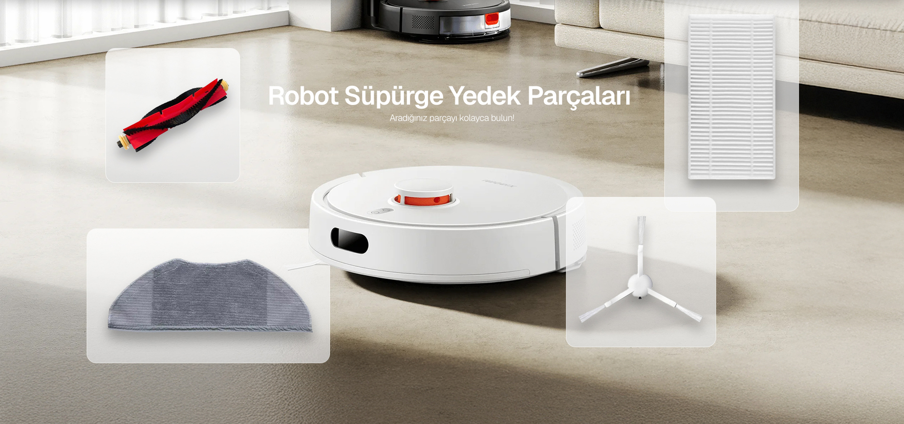 Robot Süpürge Yedek Parça İhtiyacında Roborge!