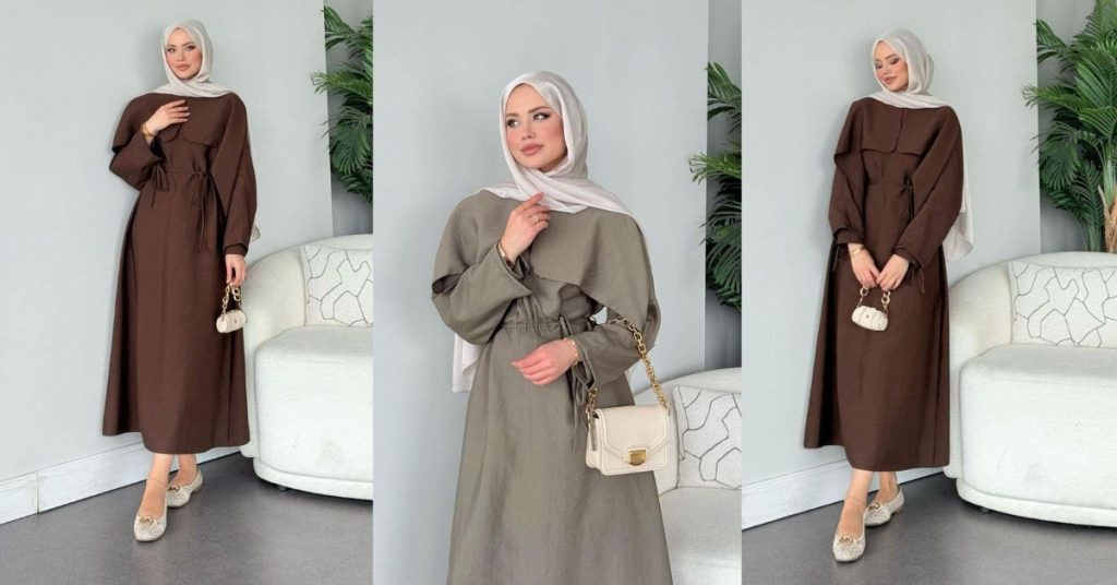Tesettür Pelerin Elbise ile Şal Bağlama Şekilleri Nelerdir?