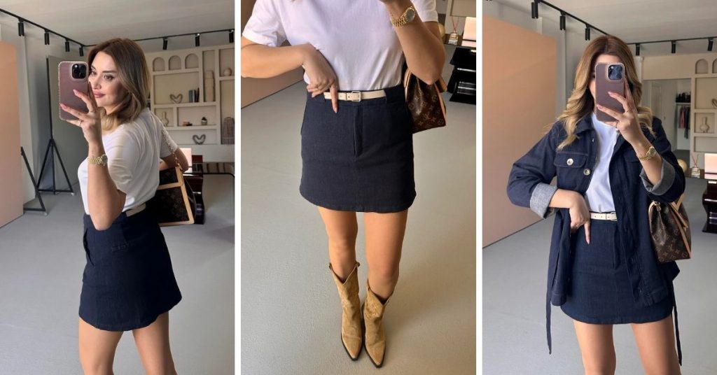 Şortlu Etek Modelleri Ofiste Giyilir mi?