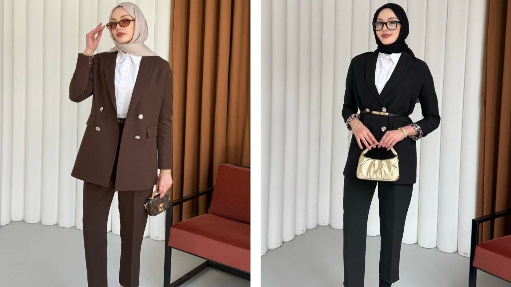 Blazer Ceket ile Tesettür Kombin İpuçları